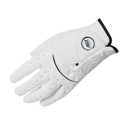 China High quality mens cabretta golf glove with removeable custom logo ball marker for sale