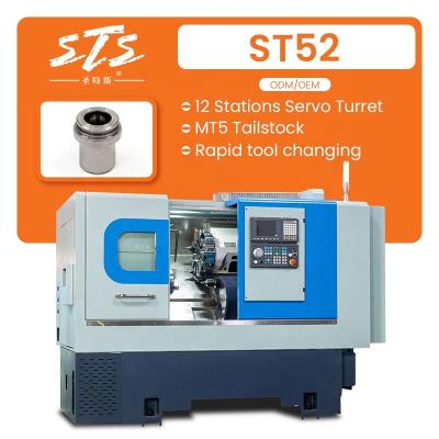 China Construction Material Stores Competitive Price CNC Wood Lathe High Grade Lathe Parts 11000W CNC Lathe Turning Machine for Metal for sale