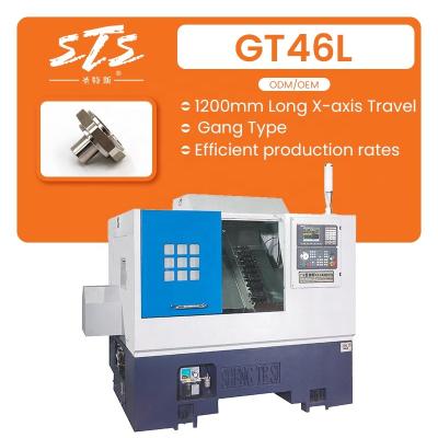 China Price GT46L CNC Metal Shops Best Lathe Building Material Automatic Band Machine Turning Type for sale