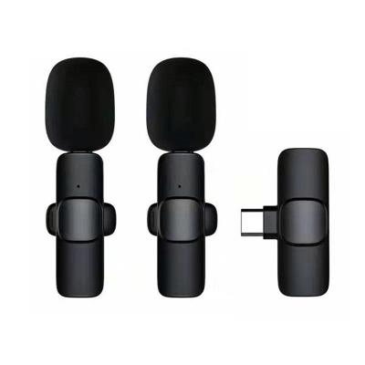 China Gooseneck Microphone Detachable Portable Small Lapel Lavalier Wireless Microphone for Recording Podcast for sale