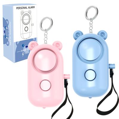 China ABS Personal Alarm for Self Defense Portable Alarm Women Security Elders 130DB Siren Emergency SOS Key Chain for Kids for sale