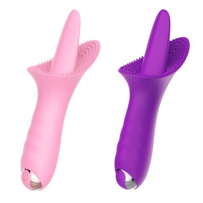 China Real Sex Feeling Tongue Licking G Spot Clitoral Vibrator 10 Speeds Vibrating Vaginal Massager Women Clitoris Stimulator Model: 03Clst-03 for sale