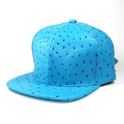 China Wholesale 6 Panel Bill Gorras JOINT Ostrich PU Leather Snapback Hats For Men for sale