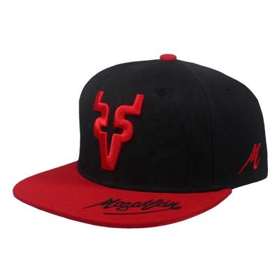 China The People's Originals Revival Flatbrim Hat 3D Embroidery Logo in Front Flat Embroidery in Visor for sale