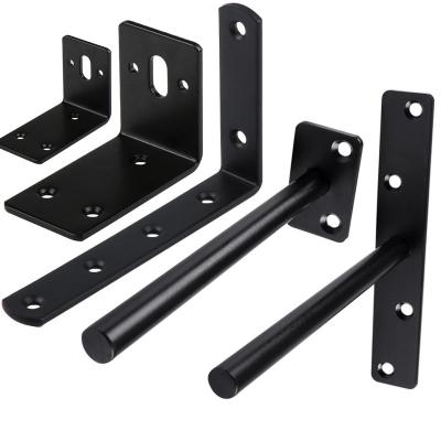 China Structure Hanging Customized Wall Mount Shelf Frame Coat Metal Paint OEM Black Custom Wall Rolling Rack Frame for sale