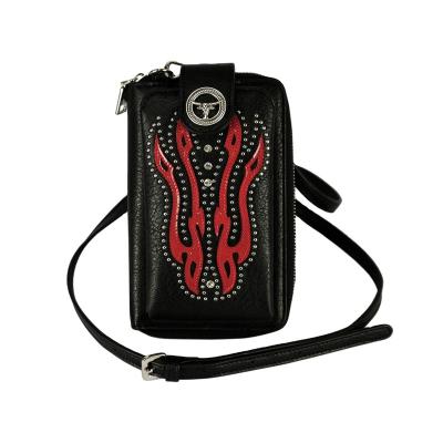 China High Quality Mini Ladies Crossbody Bags With Credit Card Slots Leather Phone Bags, Luxury Cell Phone Bag Women Purse for sale