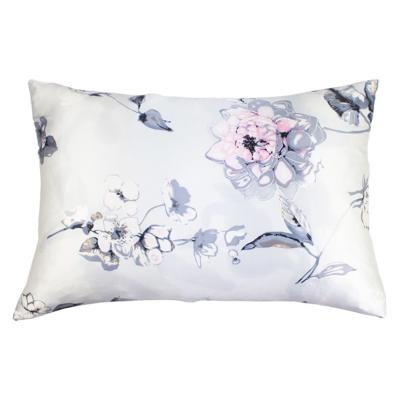 China Moisturize Beauty Factory Made Luxury Cheap Adult Brushed Zipper Closure Sublimation Floral Printing Silk Pillow Cases for sale