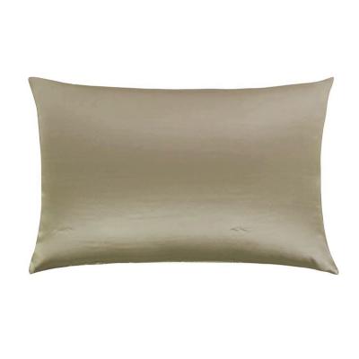 China Moisturizing Beauty Customized Design Cheap Zipper Solid Color Silk Pillow Case for sale