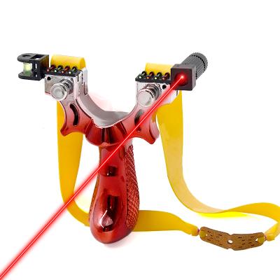 China Resin Factory Wholesale Price New 98k Portable Resin Laser Slingshot Slingshot Red Design for sale