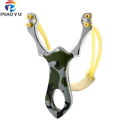 China Durable New Type Outdoor Hunting and Shooting Catapult Slingshot with Powerful Slingshot Rubber for sale