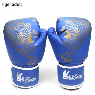 China High Quality Flame Tiger Boxing King Boxing Gloves Suitable for Sanda Taekwondo Boxing Training for sale