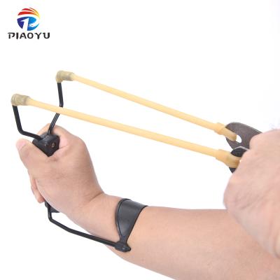 China Shooter Shooting Special Outdoor Shooting Slingshot, Elastic Waist Band Quality Thickened Alloy Slingshot With Wrist Rest for sale