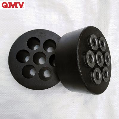 China China Modern Factory Prestressed Anchor For PC Strand Post Tension Prestressing Concrete Head Bridge Rebar Block Stressing System for sale