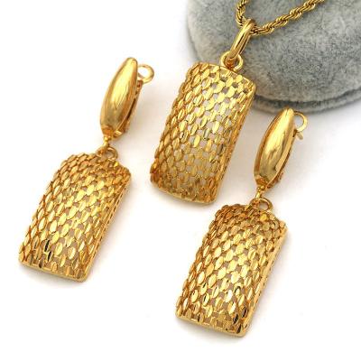 China 2021 Romantic New Classic Jewelry For Women Romantic Pendant Earrings Necklace Sets For Party Birthday Women Jewelry Sets for sale