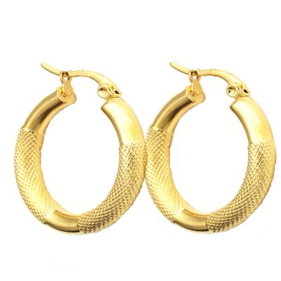 China CLASSIC small circle earrings women surround high polish round earrings stainless steel earrings jewelry women jewelry for sale