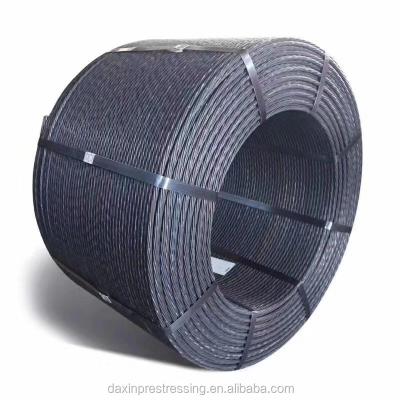 China Construction Prestressed 7-Wire Low Wire 12.7mm Relaxation PC Wire Concrete Steel Wire for sale