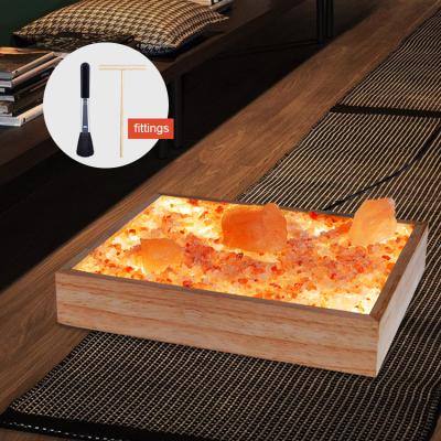 China Europe LED Light Toy Mini Office Natural Pink Himalayan Salt Zen Garden Wholesale for sale