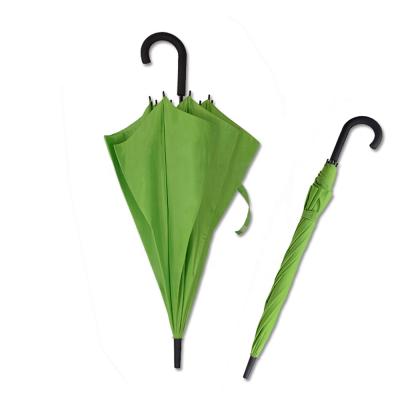 China Minimalist Custom 190t Polyester Automatic Open Straight Umbrella, Gift Set Umbrella For Promotion for sale