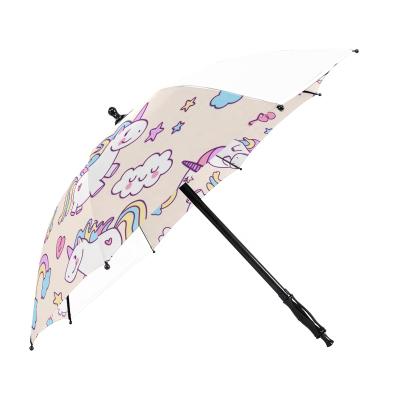 China New Minimalist Custom Made Unicorn Novelty Printing Toy Water Gun Animal Umbrella For Kids for sale