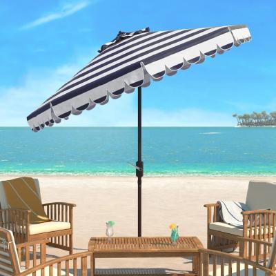 China Contemporary 2.2M Elegant Big Size Square Black Table Parasol Umbrella, Outdoor Sun Parasol Cafe Shop Umbrella For Garden for sale