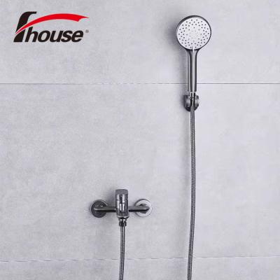 China Without Sliding Bar Exposed Shower Faucets Set Chrome Bathroom Shower Faucets Shower Sets for sale