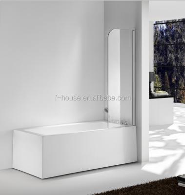 China Modern Folding Bath Screen 1 Open Door for sale