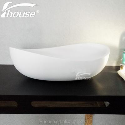 China Stone Solid Outdoor Basin Basin Table Artificial Stone Sink Compound Countertop for sale