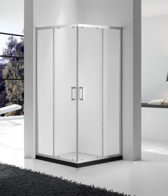 China Hot Selling Modern Cheap Price Two Fixed Two Sliding Doors Square Shape Shower Enclosure for sale