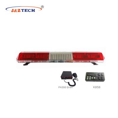 China Police Equipment 12VDC Big Size Ambulance Lights Led Strobe Ambulance Light Bars With Speaker for sale