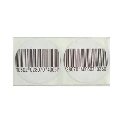 中国 Security Copper High Sensitive Alarm System Paper Barcode Sticker Soft Tag 8.2mhz RF Anti Theft EAS Label 販売のため