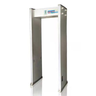 China Customized ABS Logo Factory High Sensitivity 6 Zone 2000 Walk Through Metal Detector With Waterproof zu verkaufen