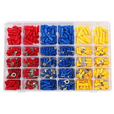 China Wire Plugging Hampool 480pcs Spade Terminal Connectors Wire End Terminals Wire Terminal Connectors Kit for sale