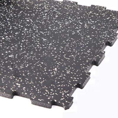 China Factory Sale Non Toxic Dots Non Toxic Anti Slip Gym Interlocking Rubber Mats for sale