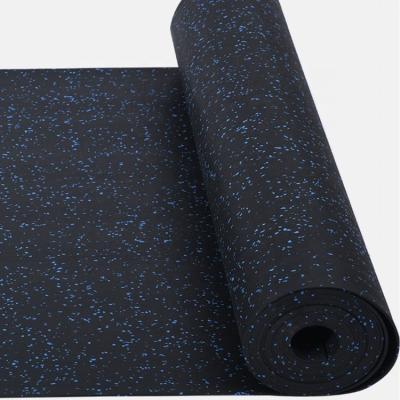 China Indoor Gymnasium Flooring Mats Tiles With EPDM Rubber Granules Non Toxic 10m 1m 1.25m for sale