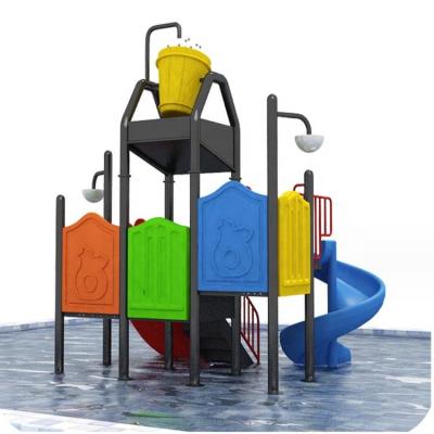 China Mini Slide Outdoor Playground Equipment Eco-friendly Plastic Water Park Slide Price for sale