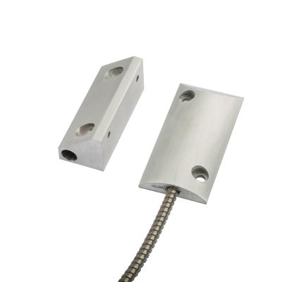 China Door Window Security Wire Over Mounted Polished Aluminum Door Window Contact Sensor for sale