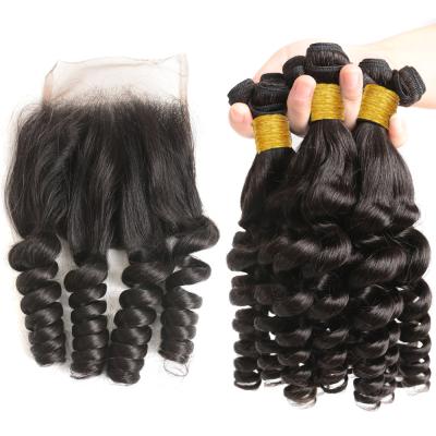 China FUMI Raw Vietnam Human Hair Funmi Hair with Closure for sale