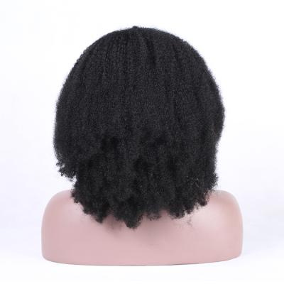 China Afro Wave Afro Curl Brazilian Short Hair Wigs Human Hair Wigs For Black Women for sale