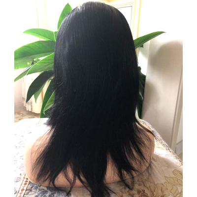 China Silky Straight Wave 1# Jet Black Short 12 Inches Brazilian Lace Front Wigs With Baby Hair Transparent 13x6 Lace Hair For Black Women for sale