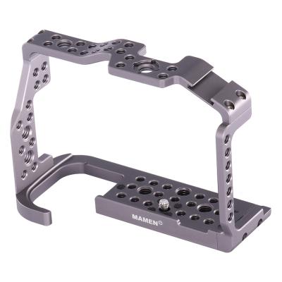 China Aluminum Alloy Mamen Camera Cage Cage Kit SLR Shooting Stabilizer for Canon-EOS Rabbit R5 and R6 for sale