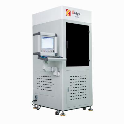 China KINGS4500-C Industrial KINGS4500-C photopolymer resin liquid printer sla 3d model digital laser 3D printing machine for sale