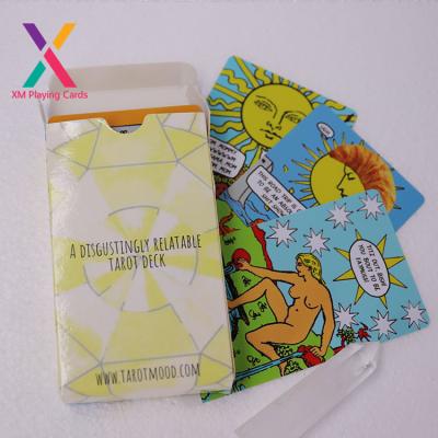 China Custom Paper CMYK Printing Tarot Oracle Decks With Box For Sale for sale