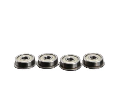 China F624 Advertising Company Durability Micro Bore Size 13 Outside Diameter 4mm Flange Deep Groove Micro Ball Bearing for sale