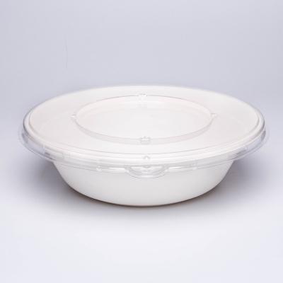 China Different Size 32oz 100% Disposable Compostable Biodegradable Take Away Bagasse Container for sale