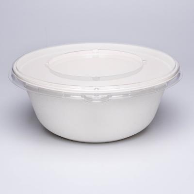 China Different Size 48oz 100% Disposable Compostable Biodegradable Take Away Bagasse Container for sale