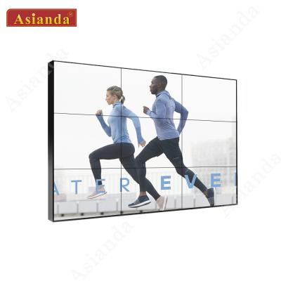 China 3x3 Indoor DID Narrow Bezel 55inch 3.5mm LG LCD Digital Video Wall Screen for sale