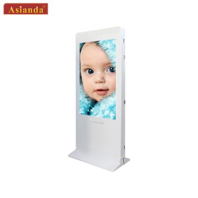 China 55inch Free Standing Digital Signage Multi Touch Digital Signage Floor Standing LCD Advertising Display for sale