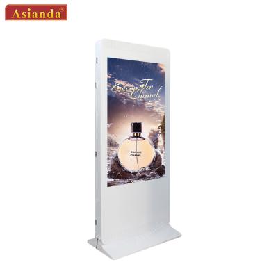 China 65inch Dual Screens Airport Digital Signage Indoor Digital Signage Displays  Monitors for sale