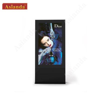 China 55inch Outdoor Weather Proof Free Standing Digital Signage Display Screens Vertical Digital Signage for sale