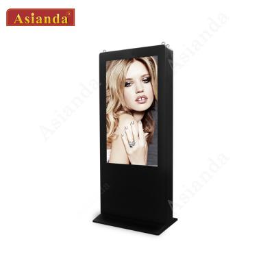 China 65inch Outdoor Floor Standing LCD Digital Signage with High Brightness for sale